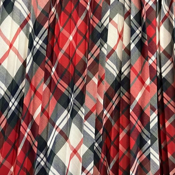 Gap Christmas Holiday Plaid Pleated Dress size 5 Toddler - Picture 6 of 11